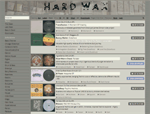 Tablet Screenshot of hardwax.com